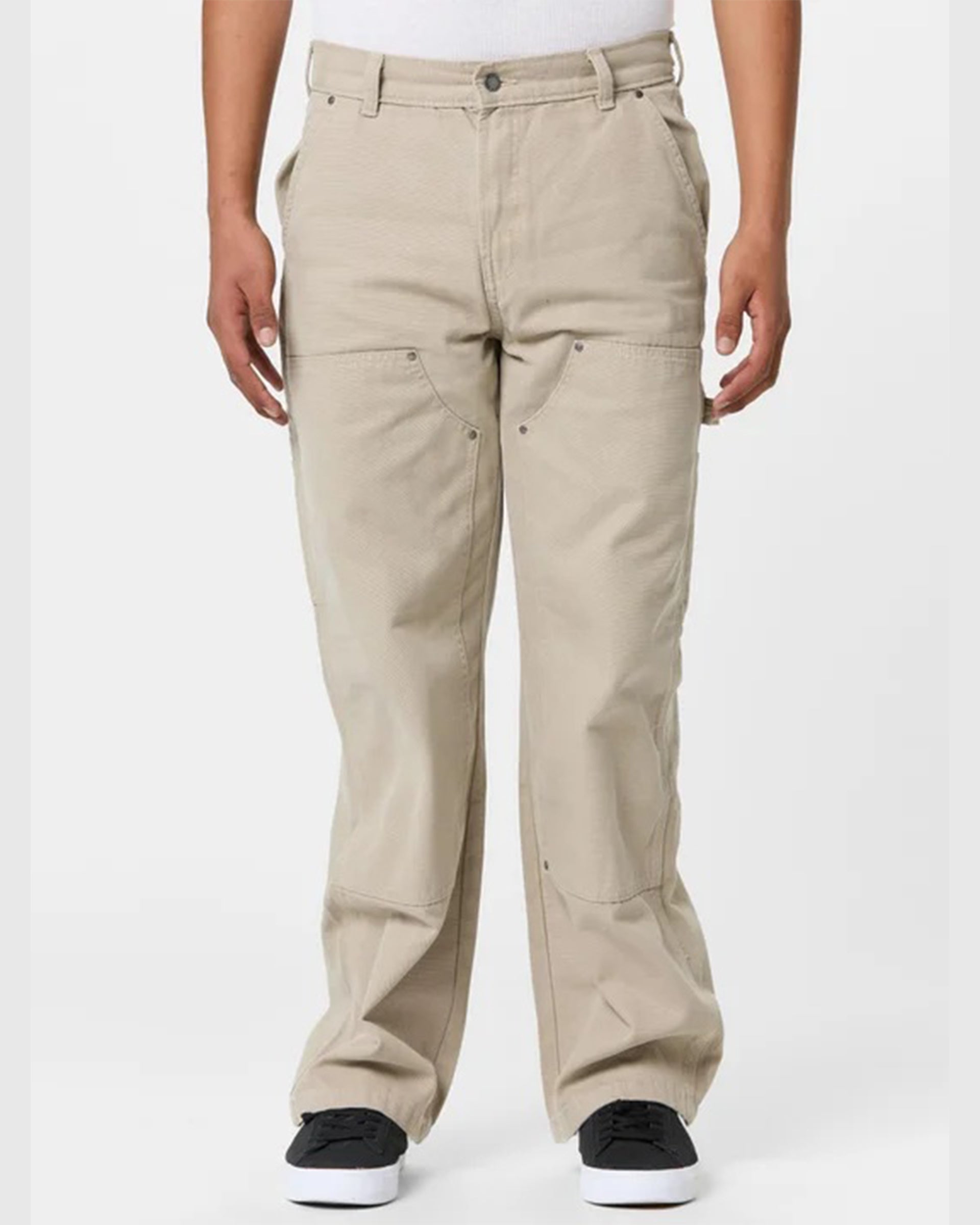 Double Knee Canvas Carpenter Pants - Desert Sand – Garage Skateshop
