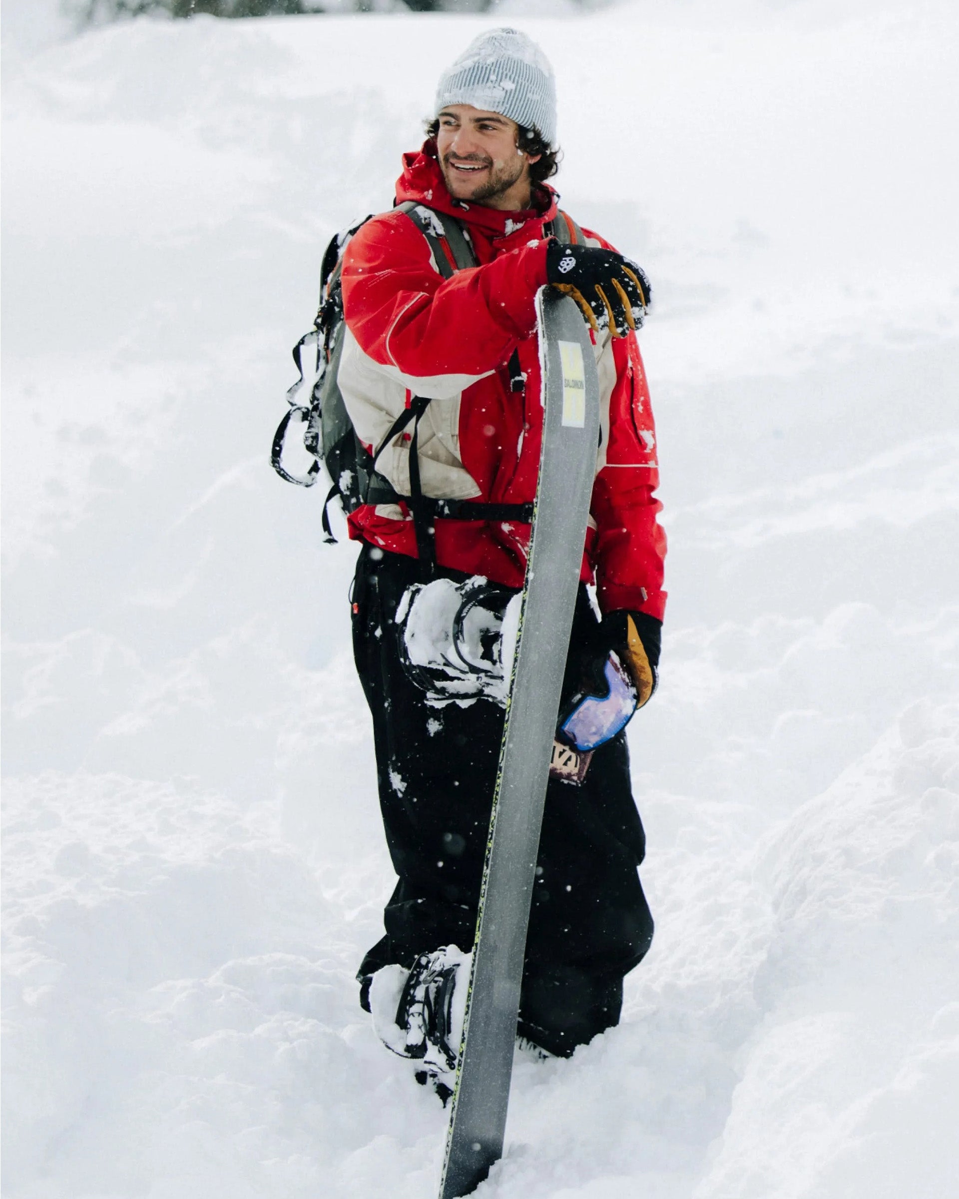 2002 X3 3L Shell Snow Jacket - True Red Colorblock – Garage Skateshop