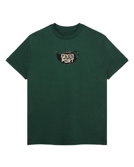 Pass~Port Skateboards Tea Pot Embroidery S/S T-Shirt 