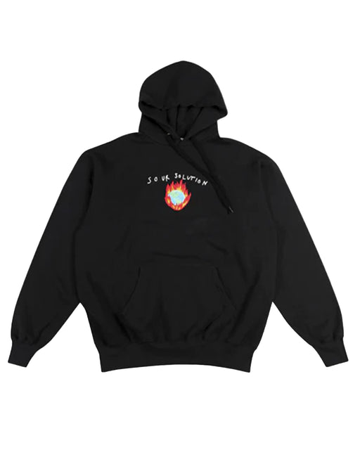 Sour Skateboards In Flames Pullover Hoodie