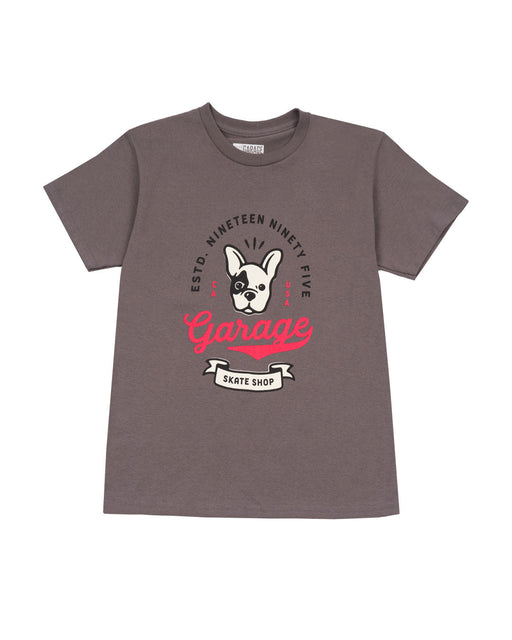 Garage Skate Shop Boy's Boston B Short Sleeve Tee- Grey