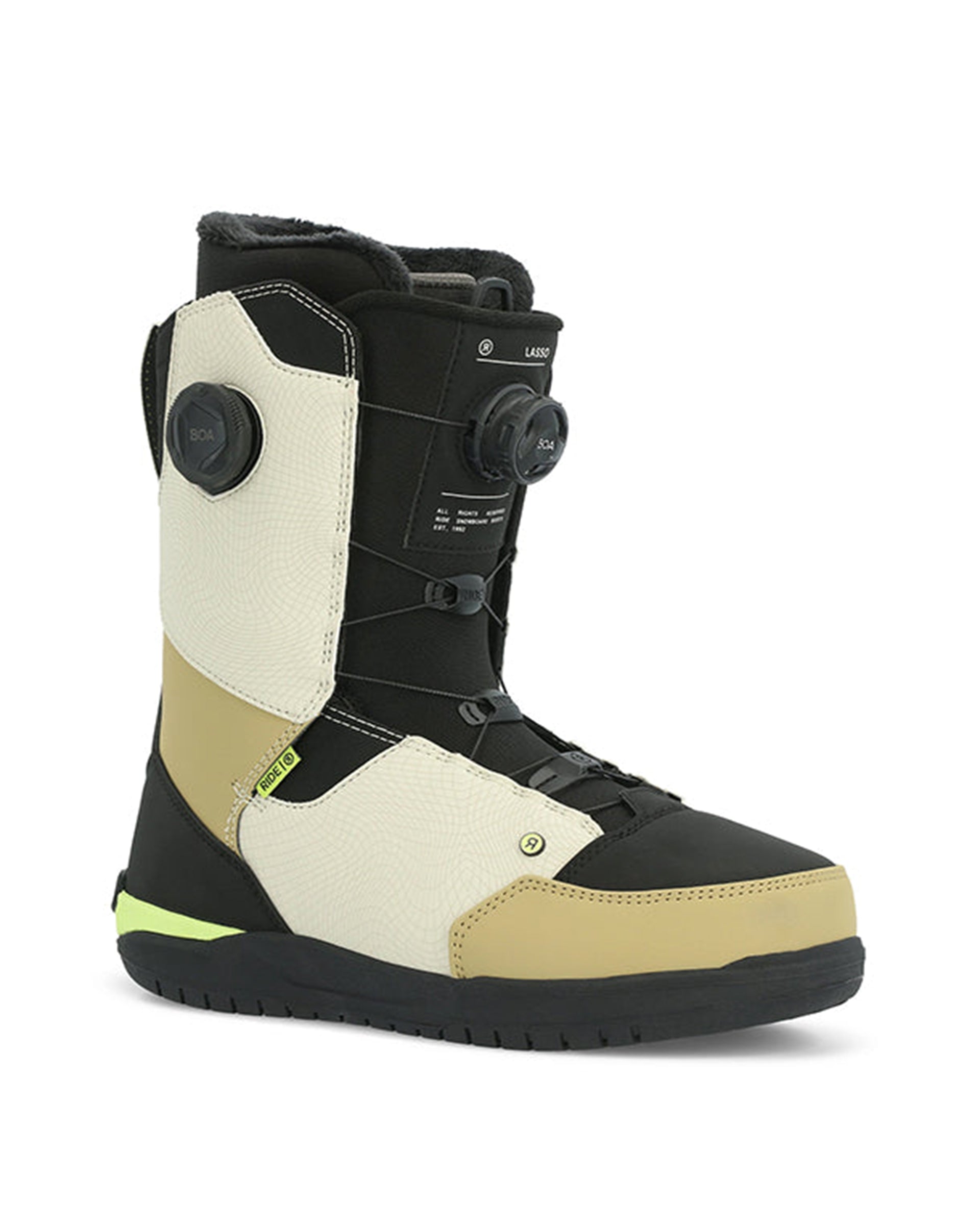 boots snowboard ride lasso Pro 2025 H4 Boa Coiler provides a uniform fit while Boa Tongue Tied delivers a secure micro Men's Lasso Snowboard Boots (Past