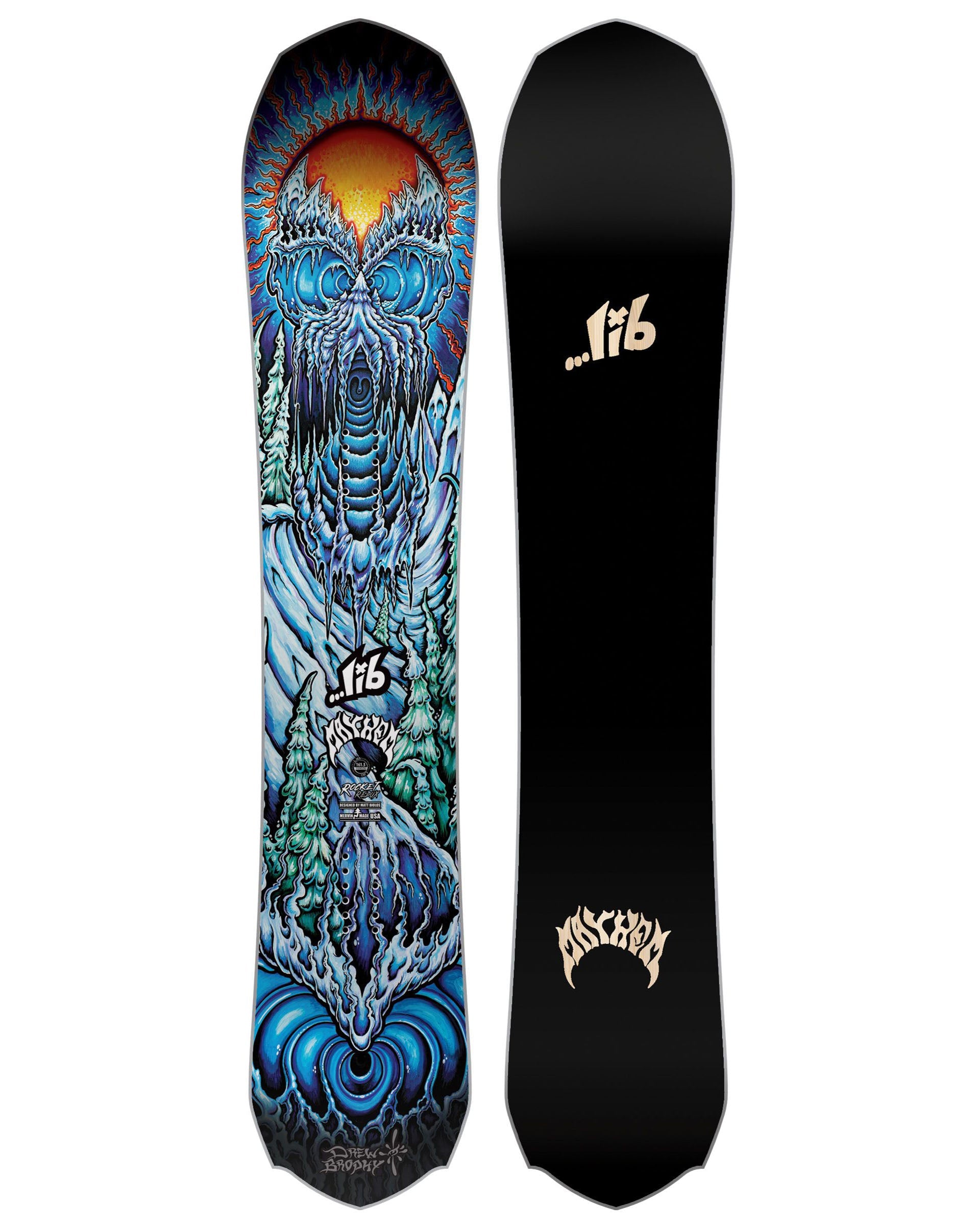 スノーボード libtech mayhem rocket 157.5 Men's Mayhem Rocket Snowboard – Garage Skateshop