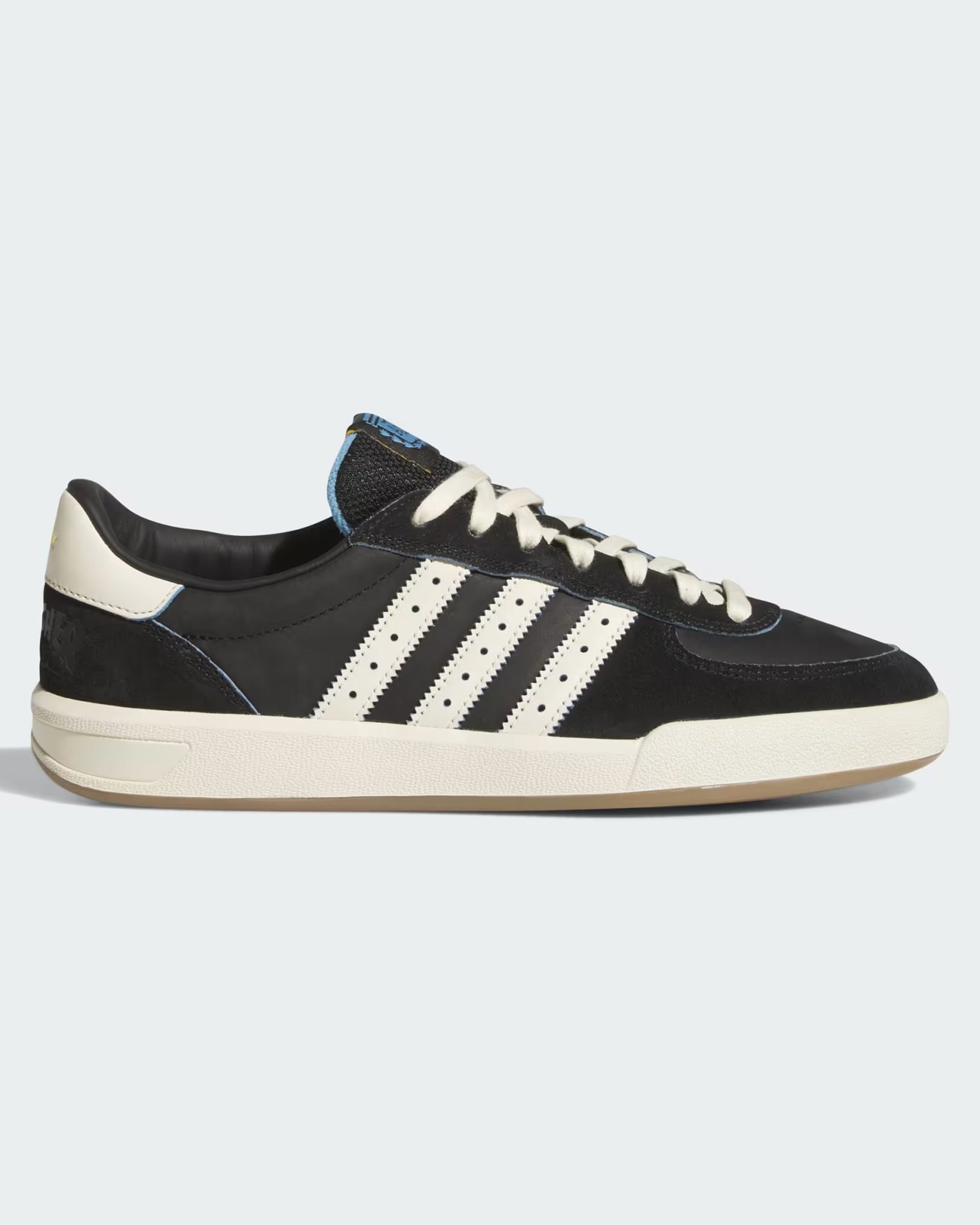 Adidas Glenburn x Argentina x Thrasher Shoes - Core Black/Cream White/Gum