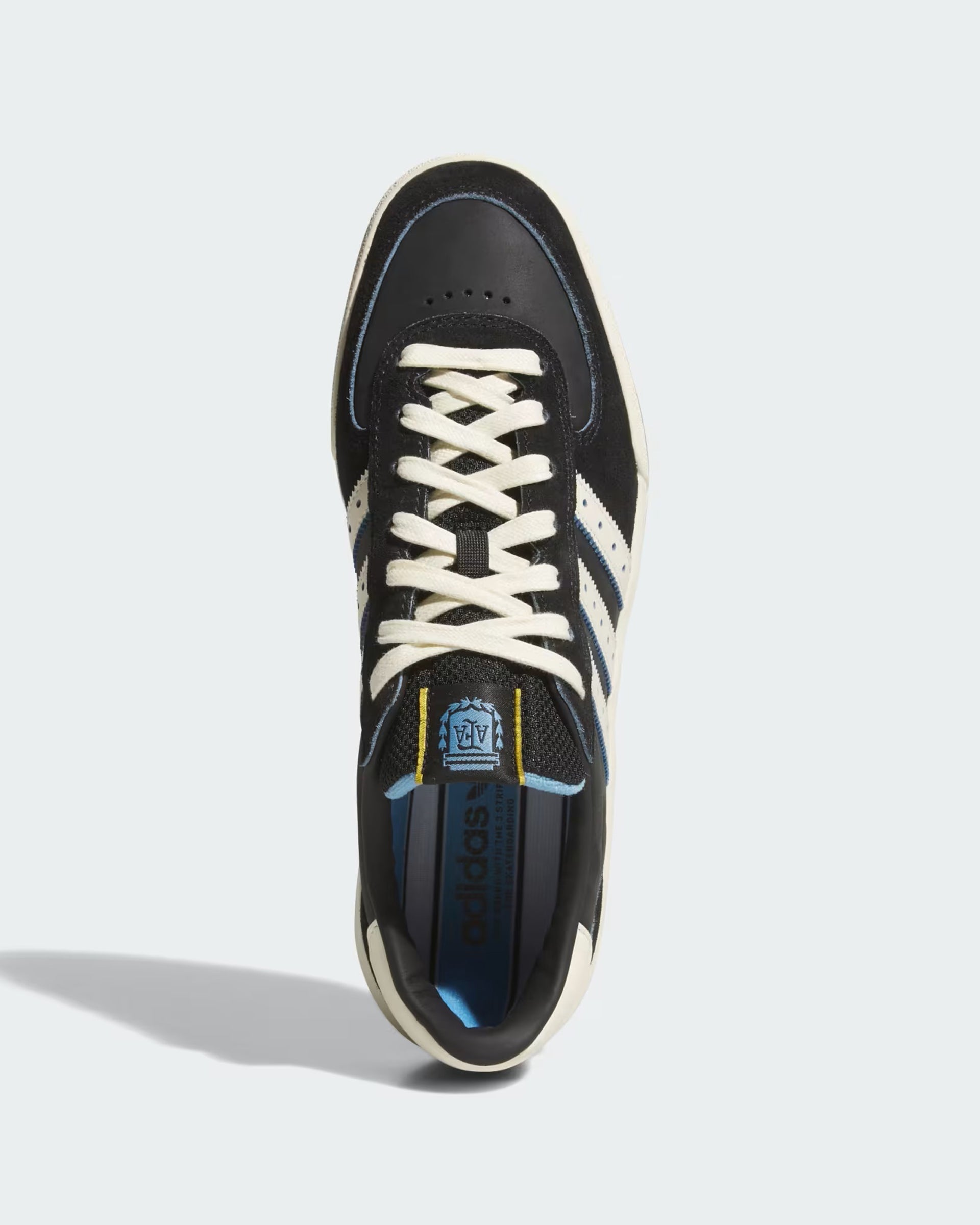 Adidas Glenburn x Argentina x Thrasher Shoes - Core Black/Cream White/Gum