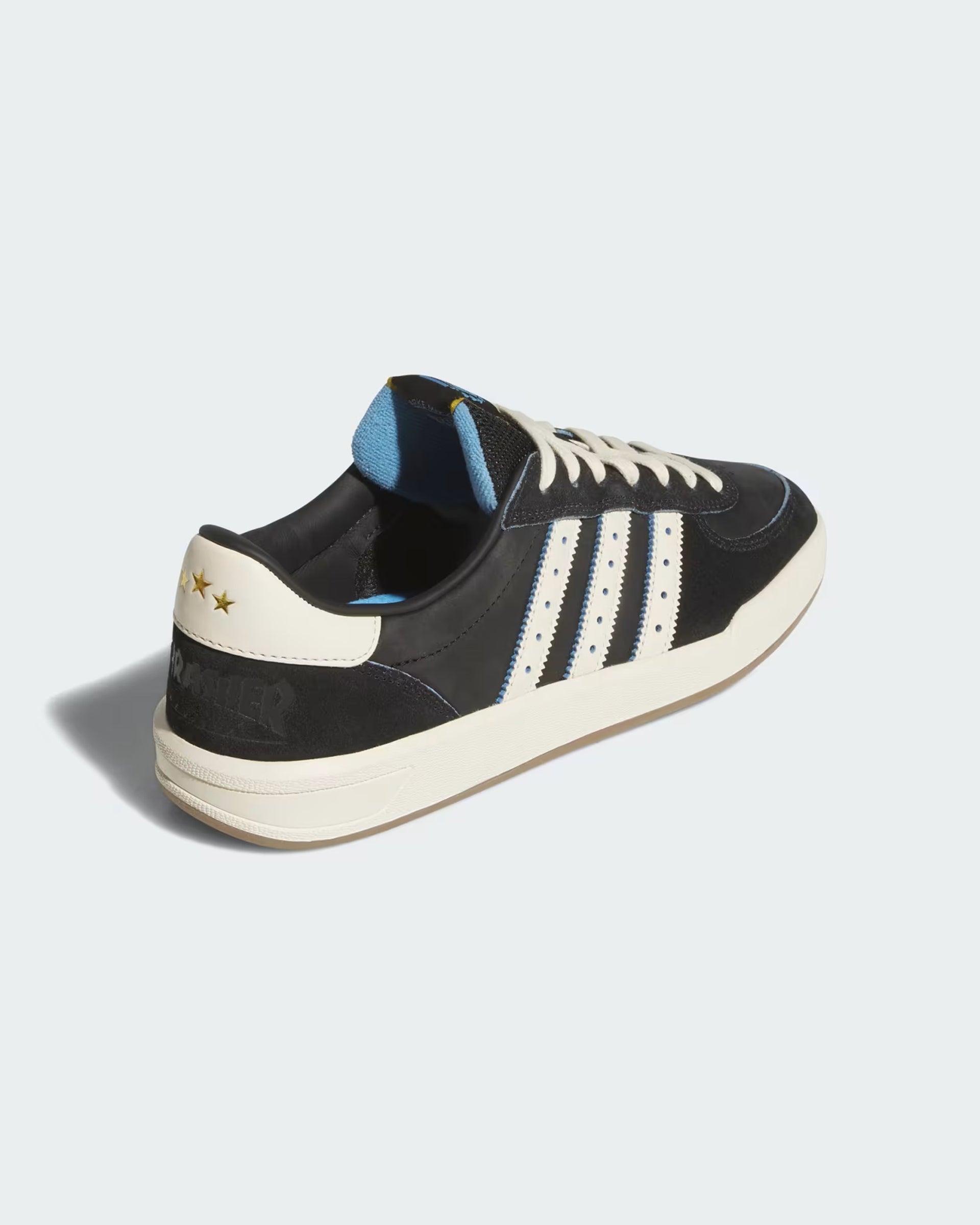Adidas Glenburn x Argentina x Thrasher Shoes - Core Black/Cream White/Gum