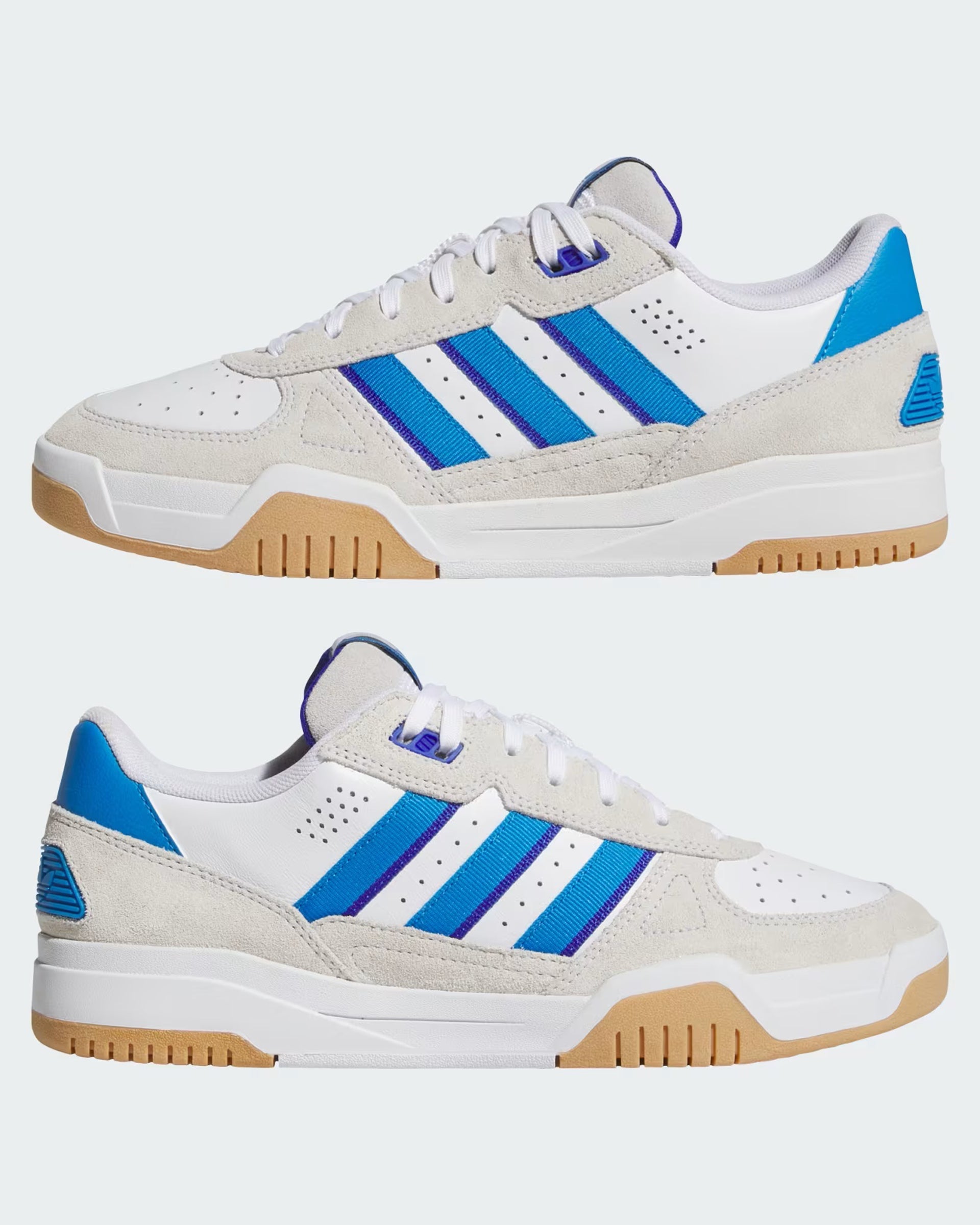 Adidas Tekkira Cup Shoes - Cloud White/Bright Blue/Lucid Blue
