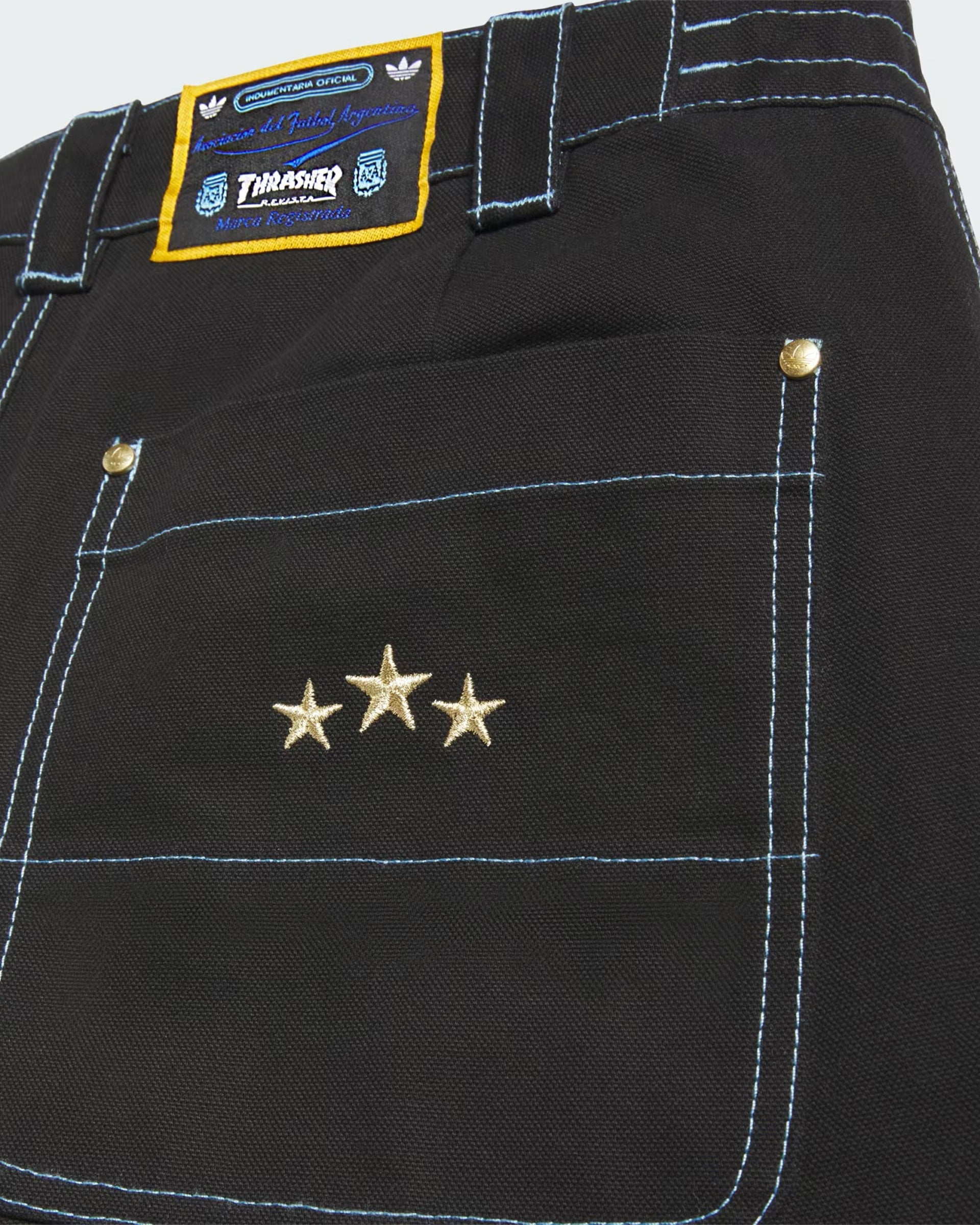 Argentina x Thrasher Chino Pant - Black – Garage Skateshop