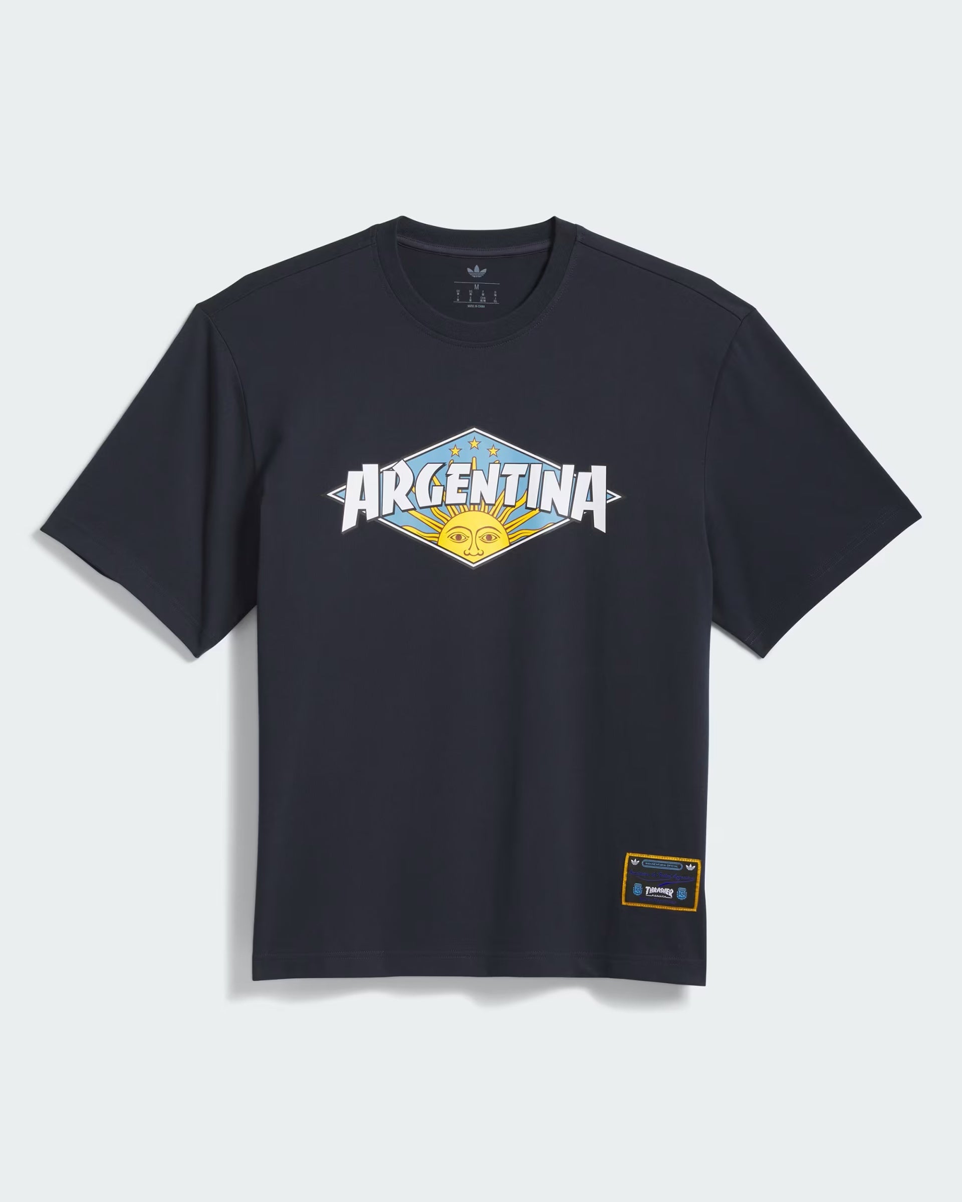 Adidas Argentina x Thrasher Short Sleeve T-Shirt - Night Navy