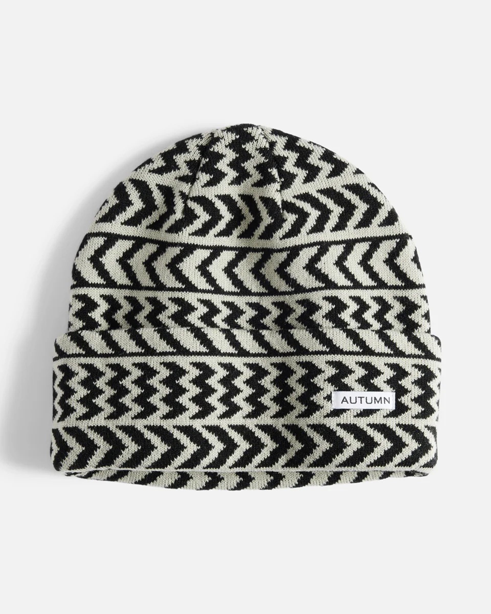Autumn Chevron Beanie - Iceburg