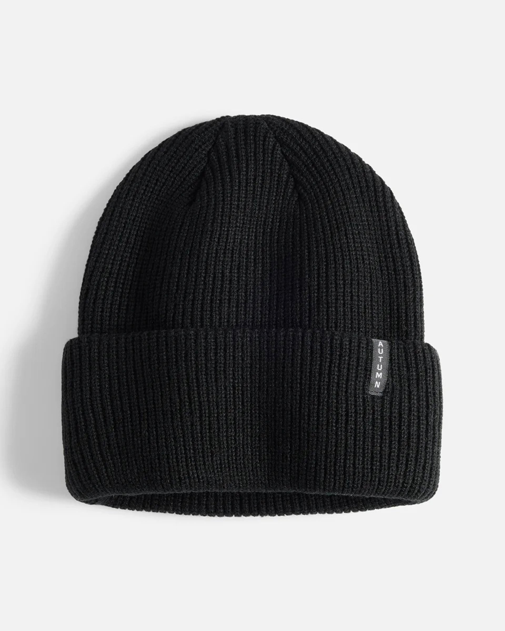 Autumn Select Solid Beanie - Black