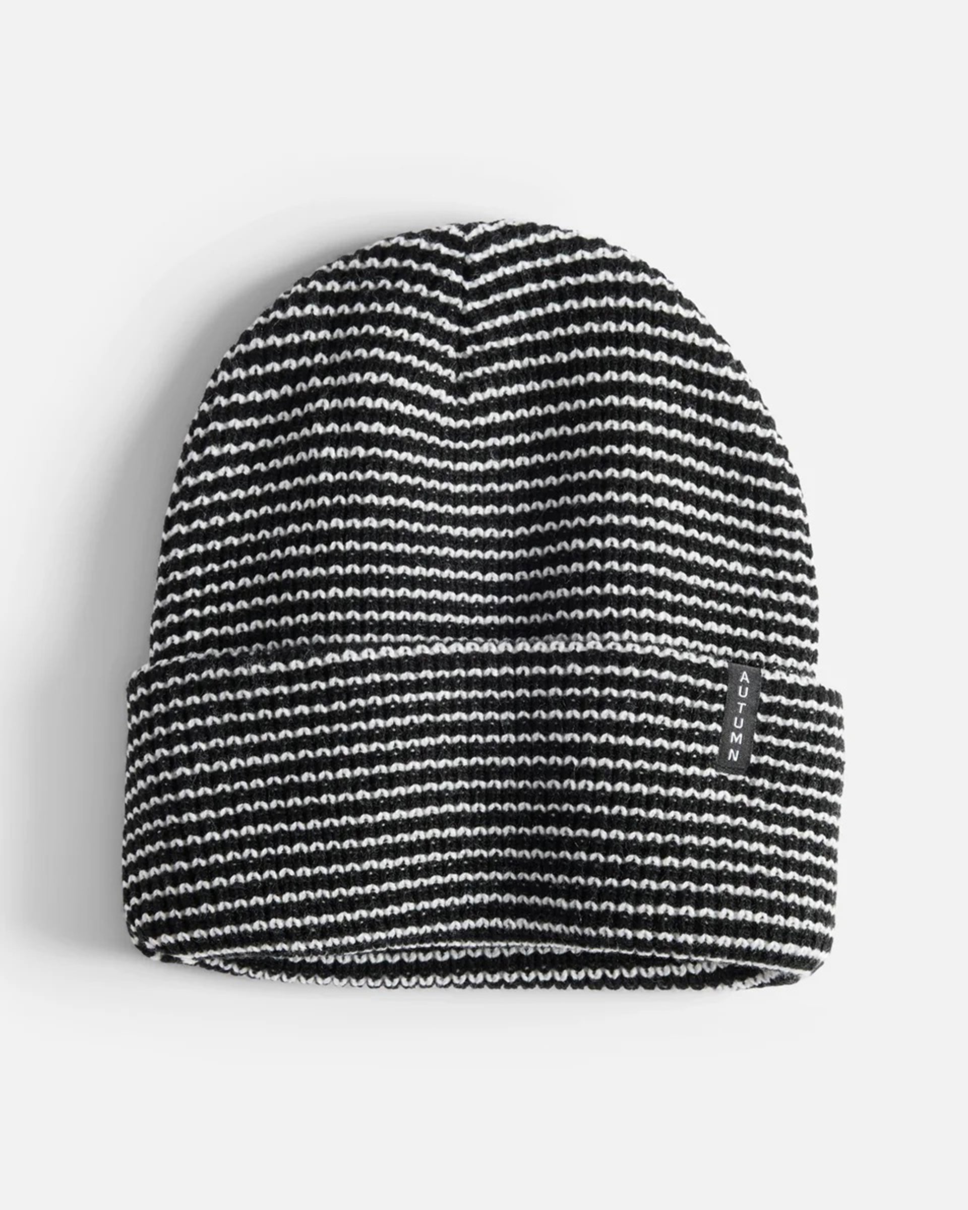 Autumn Stripe Beanie - Black