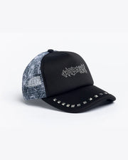 Autumn Stud Trucker Hat - Black
