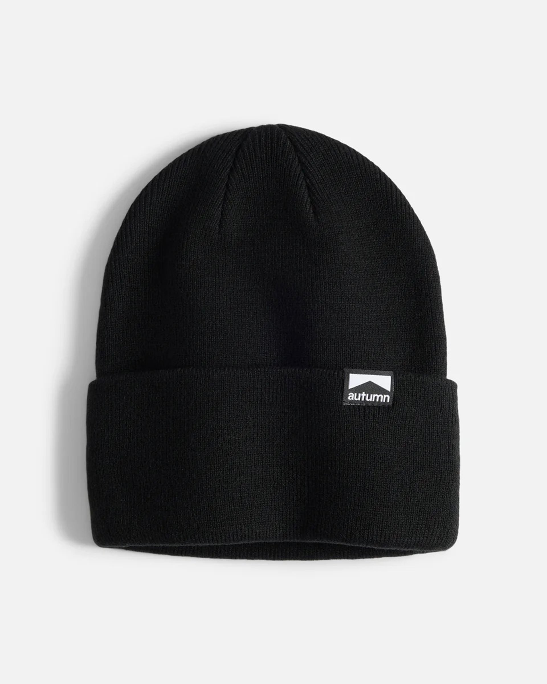 Autumn Surplus Solid Beanie - Black