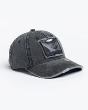 Corduroy Washed 6 Panel Hat - Black