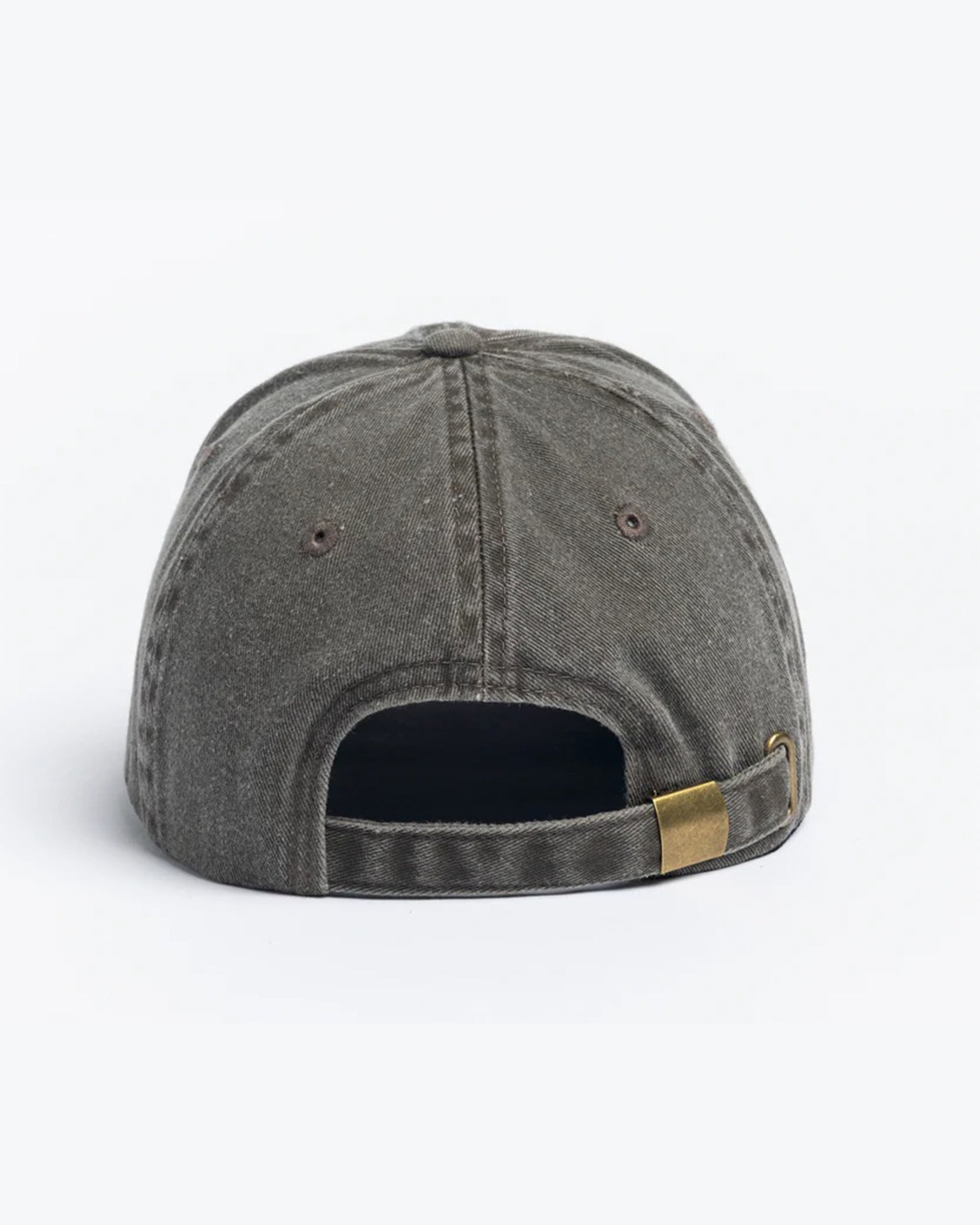 Autumn Washed 6 Panel Strapback Hat - Brown