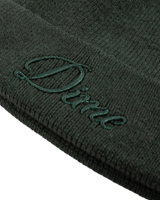 Dime Mtl. Cursive Wool Fold Beanie