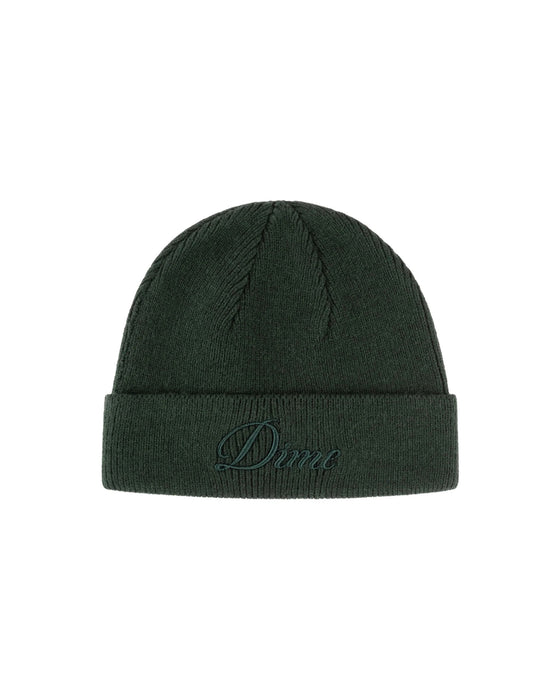 Dime Mtl. Cursive Wool Fold Beanie