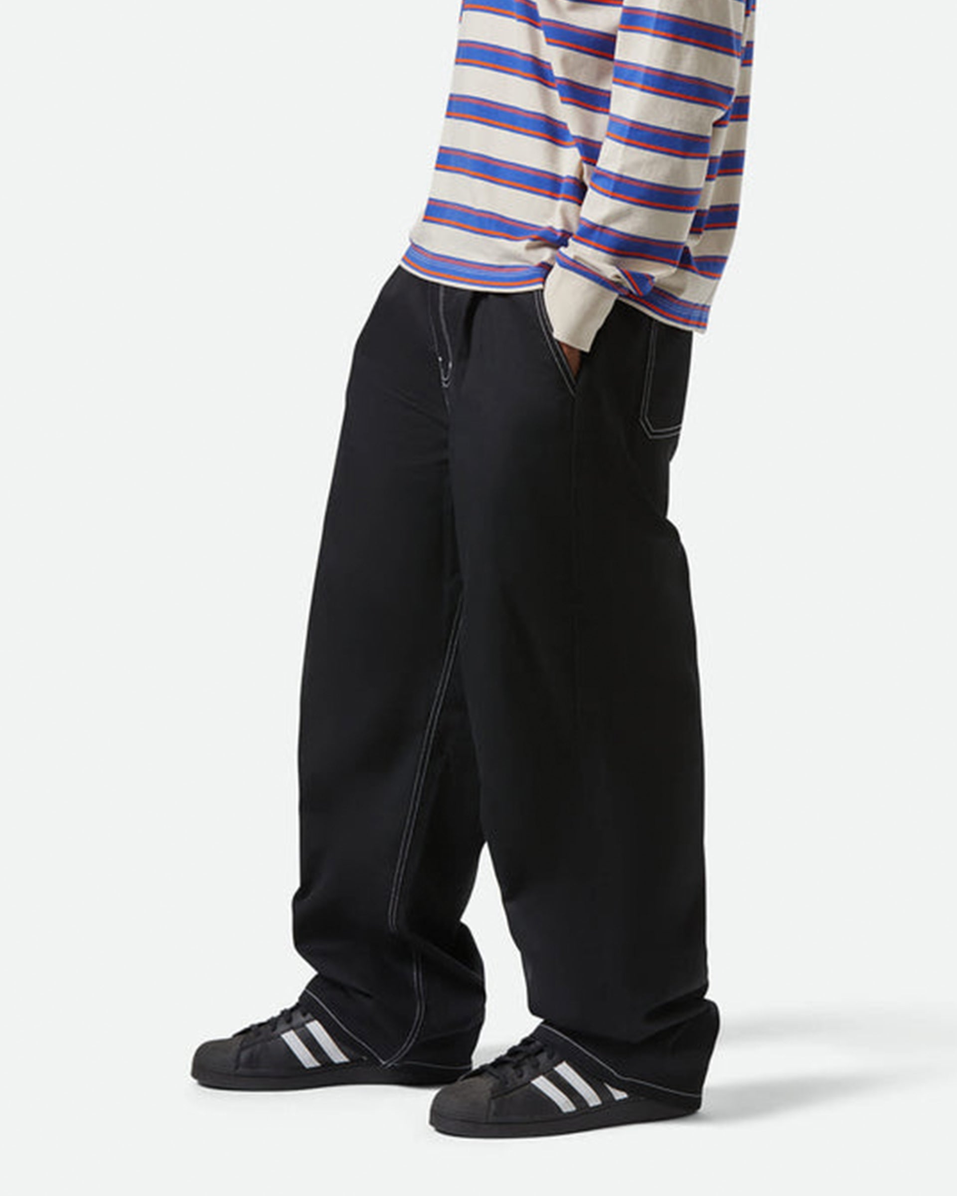 Brixton Baggy Skate Pant - Black