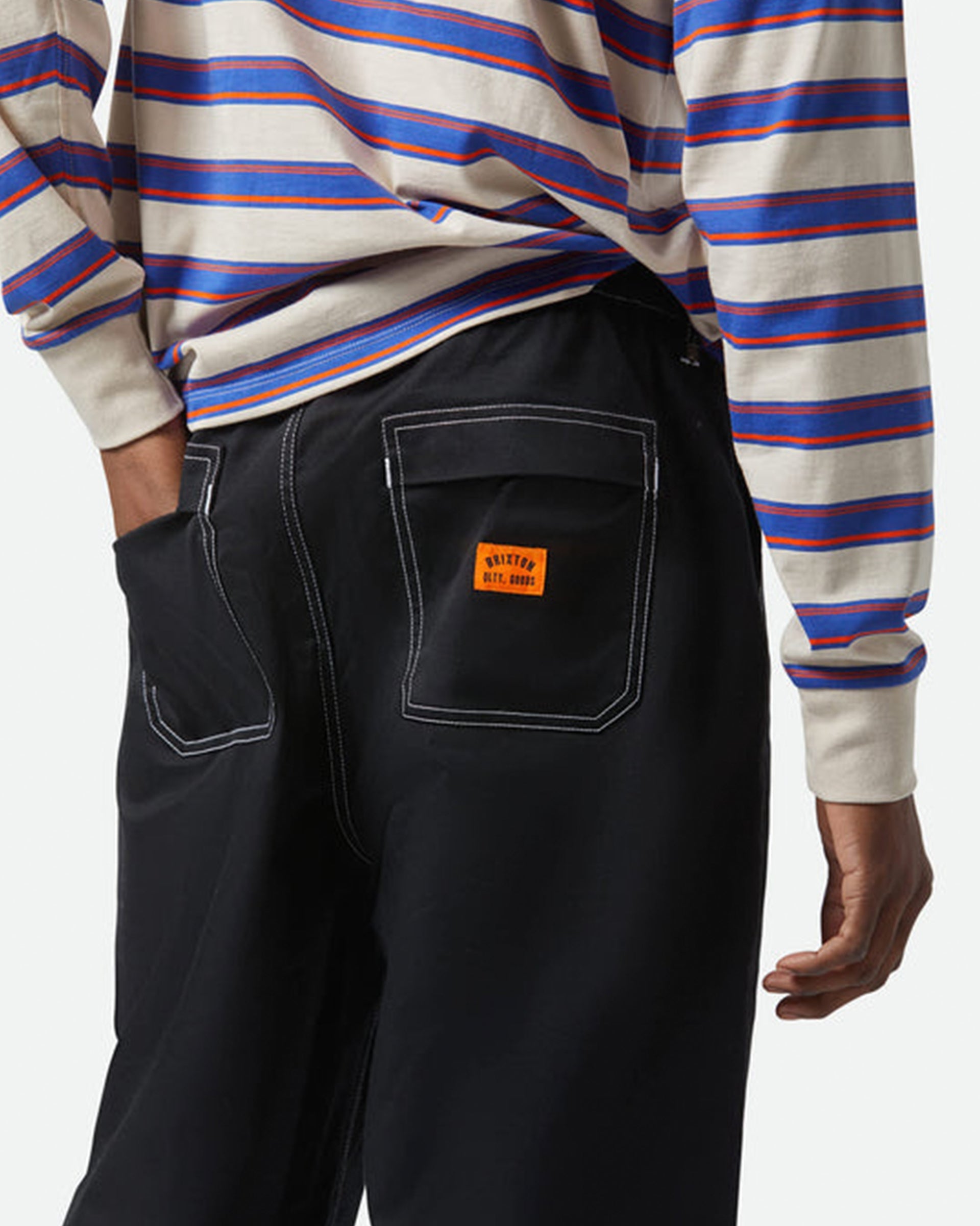Brixton Baggy Skate Pant - Black