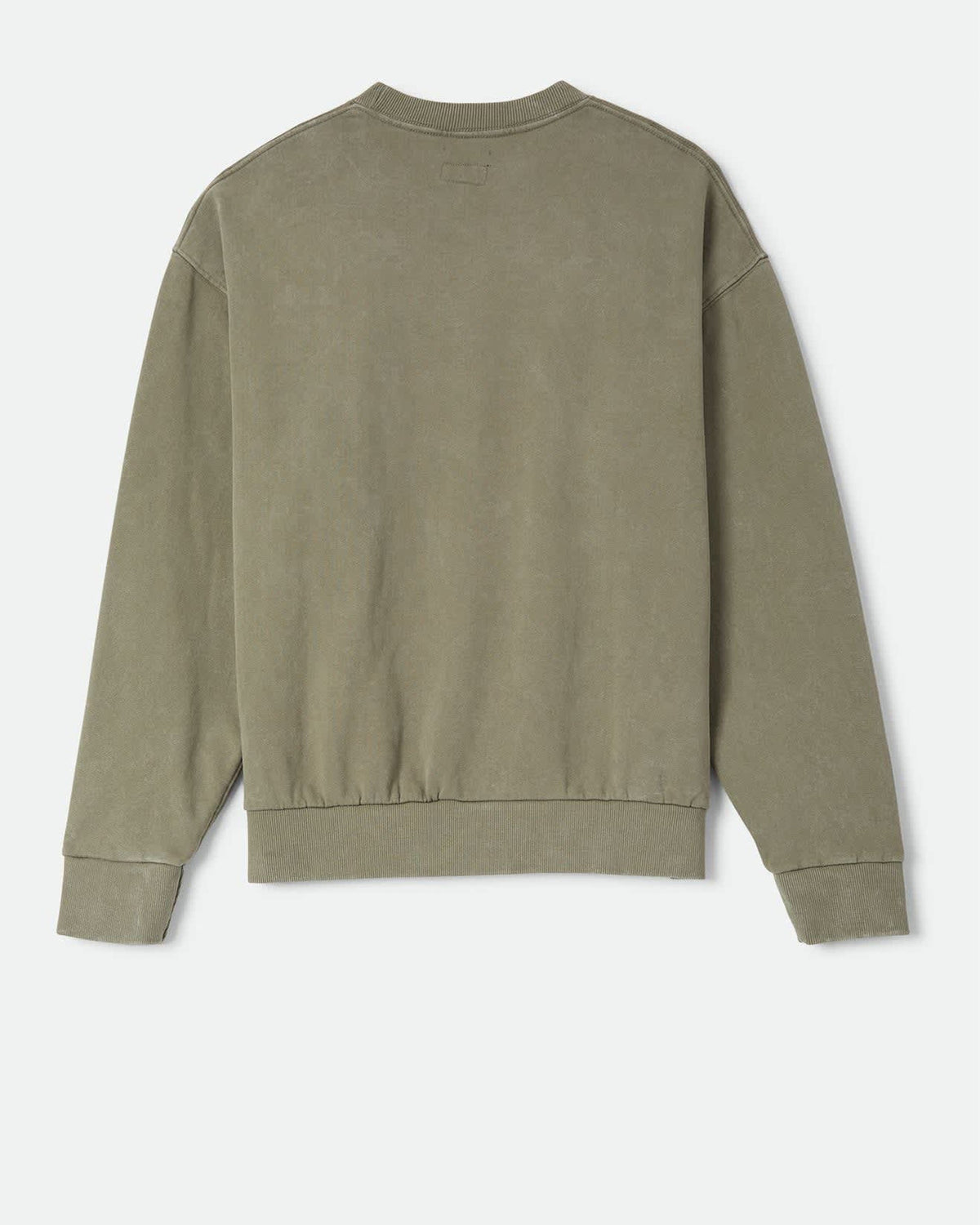 Brixton Baseline Crew Fleece - Olive Surplus Vintage Wash