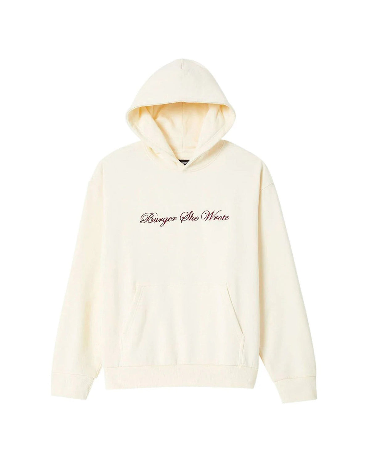Brixton x Burger She Wrote Pullover Hoodie - Natural