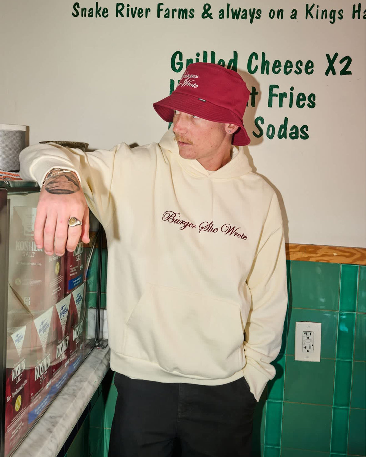 Brixton x Burger She Wrote Pullover Hoodie
