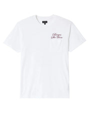 Brixton x Burger She Wrote Pocket Short Sleeve T-Shirt - White