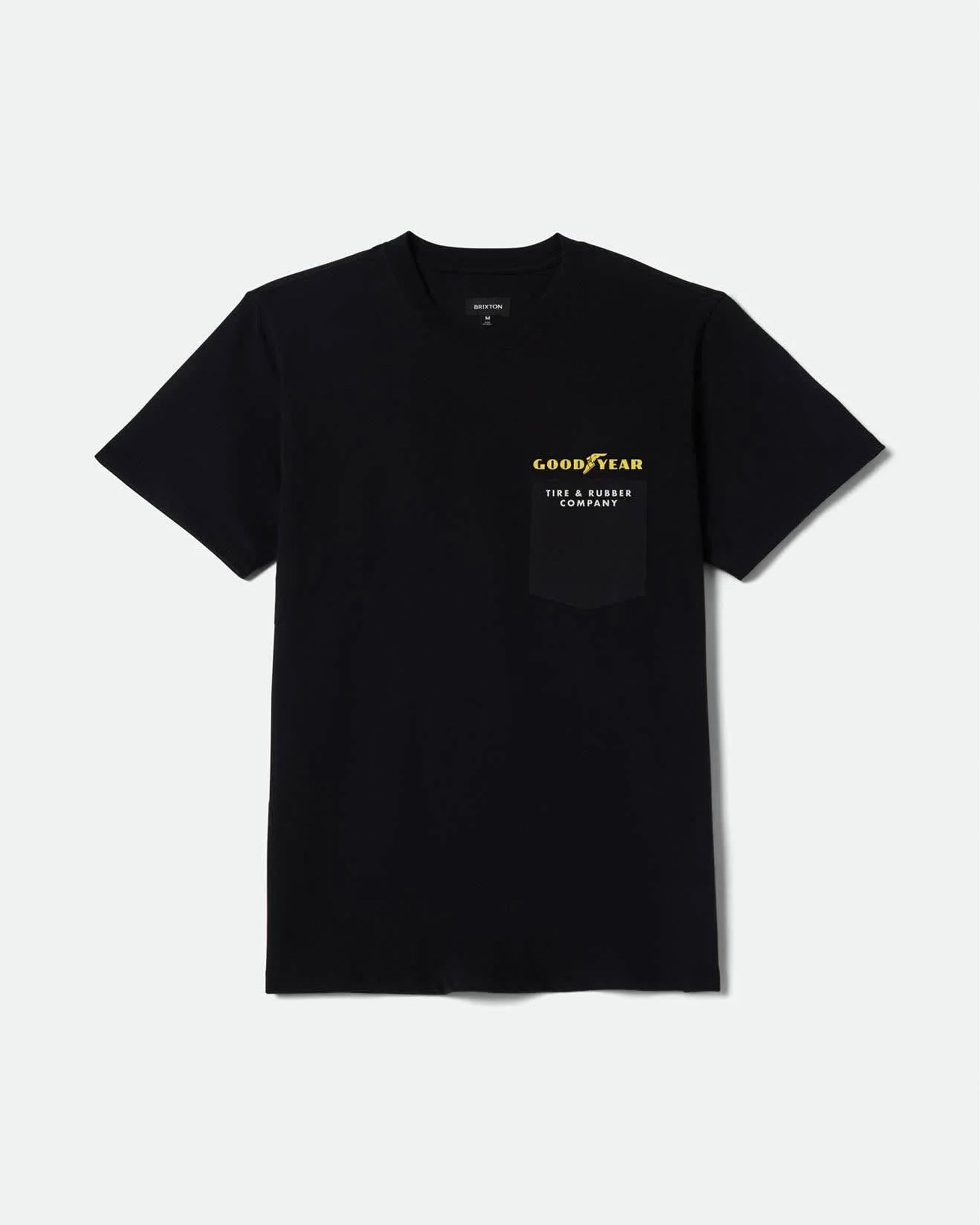 Brixton Goodyear Service Pocket Short Sleeve T-Shirt - Black