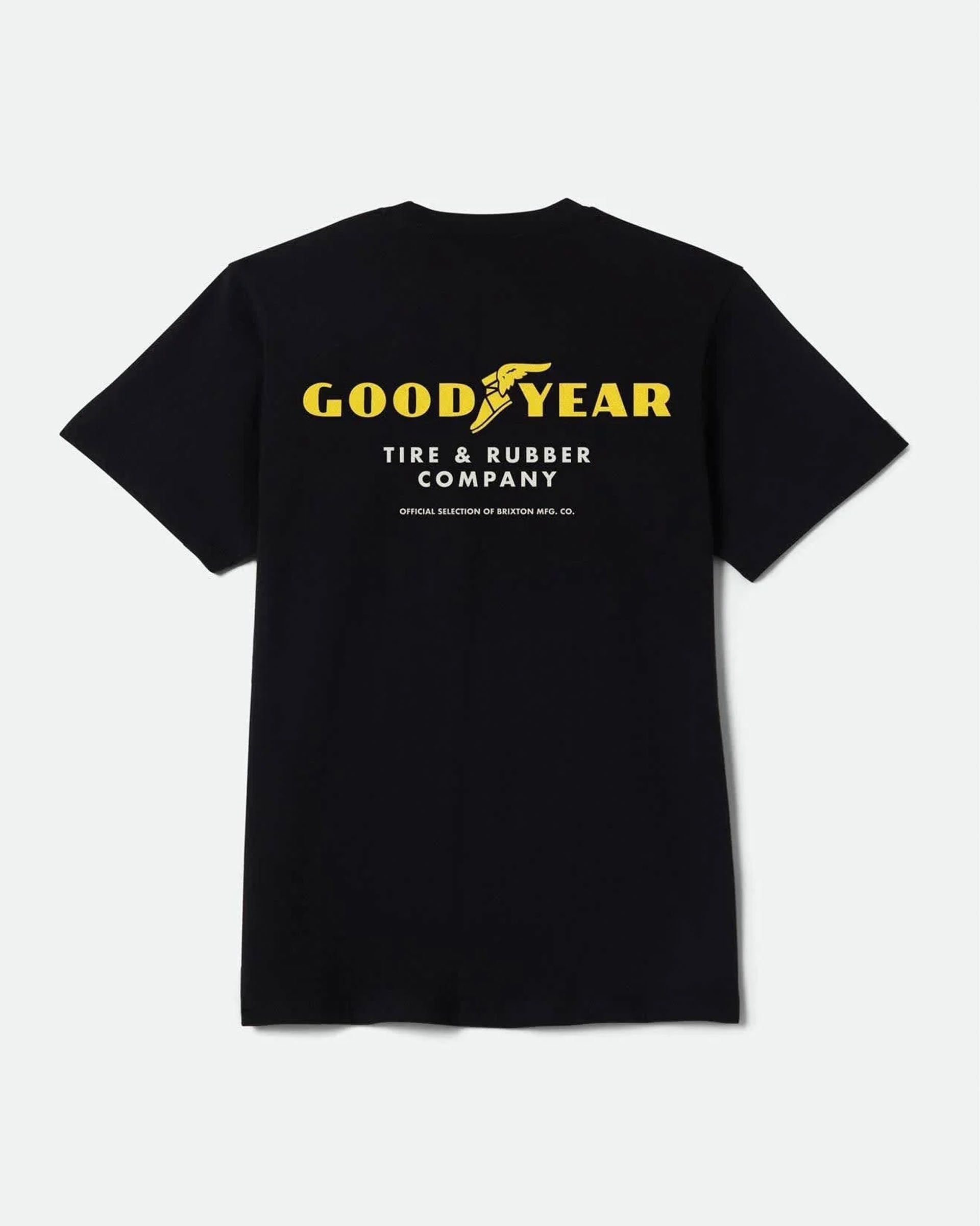 Brixton Goodyear Service Pocket Short Sleeve T-Shirt - Black