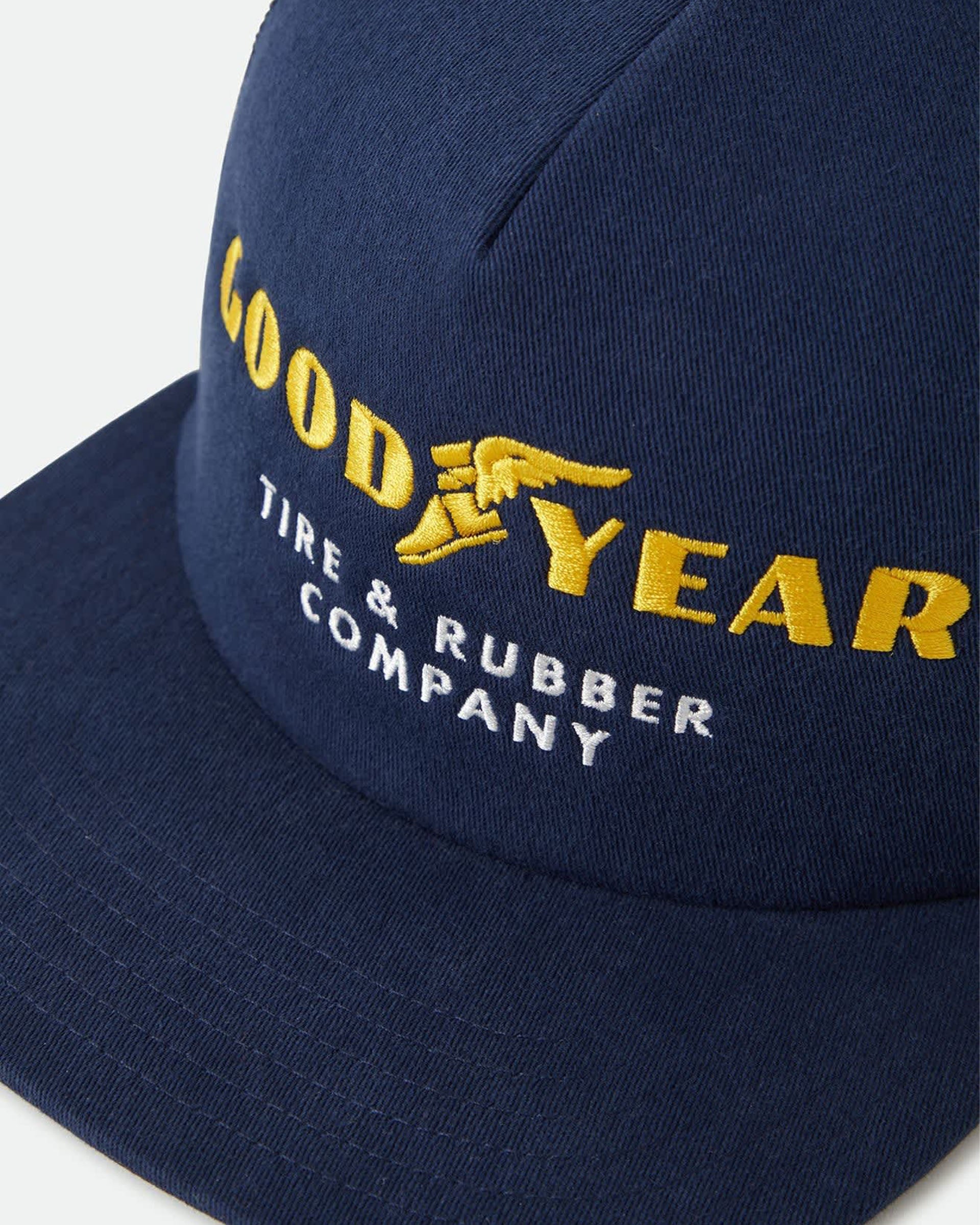 Brixton Goodyear Service Trucker Hat - Navy