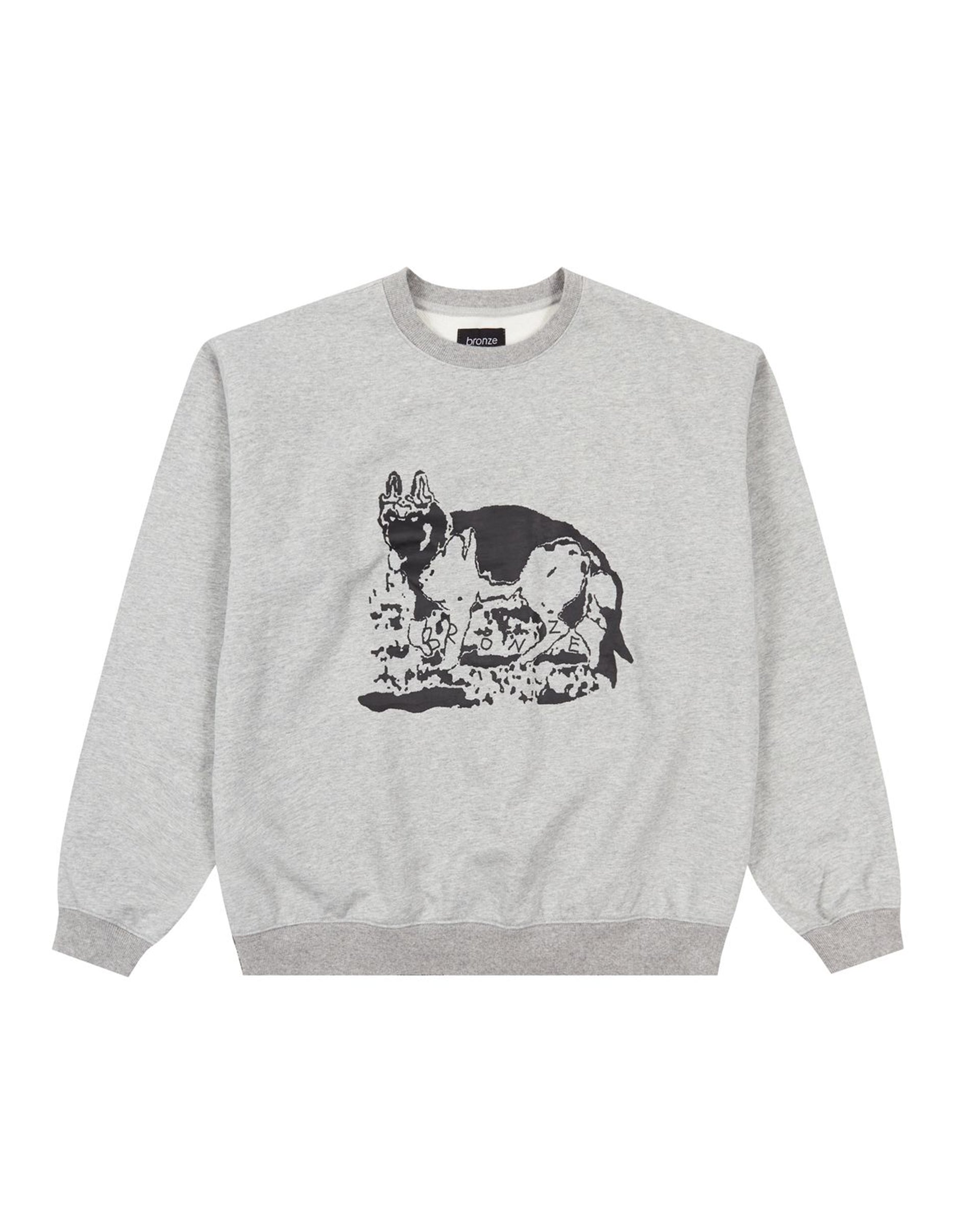 Bronze 56K K9 Crewneck - Heather Grey