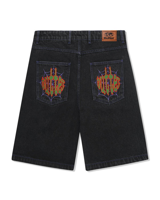 Butter Goods Spider Denim Shorts