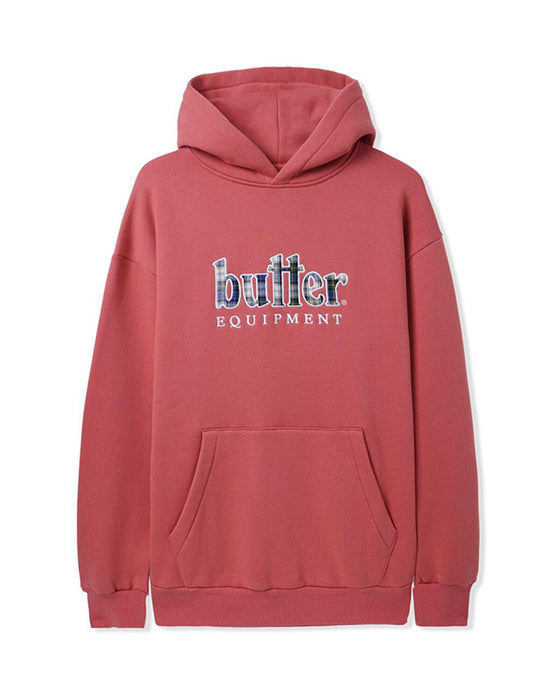 Butter Goods Plaid Applique Pullover Hoodie