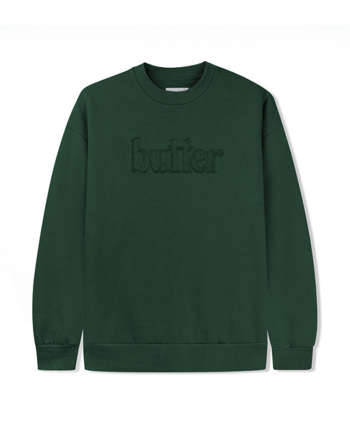 Butter Goods Cutout Applique Crewneck - Fern