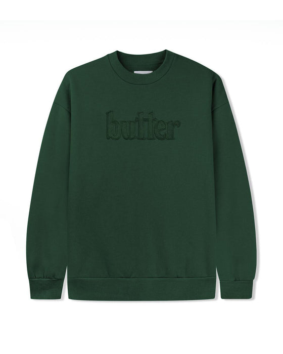 Butter Goods Cutout Applique Crewneck - Fern