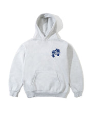 Butter Goods Footprints Pullover Hoodie - Ash