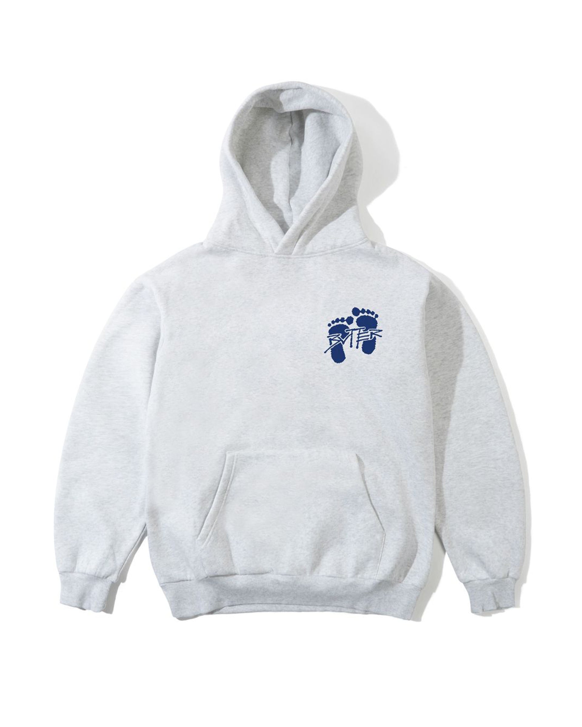 Butter Goods Footprints Pullover Hoodie - Ash