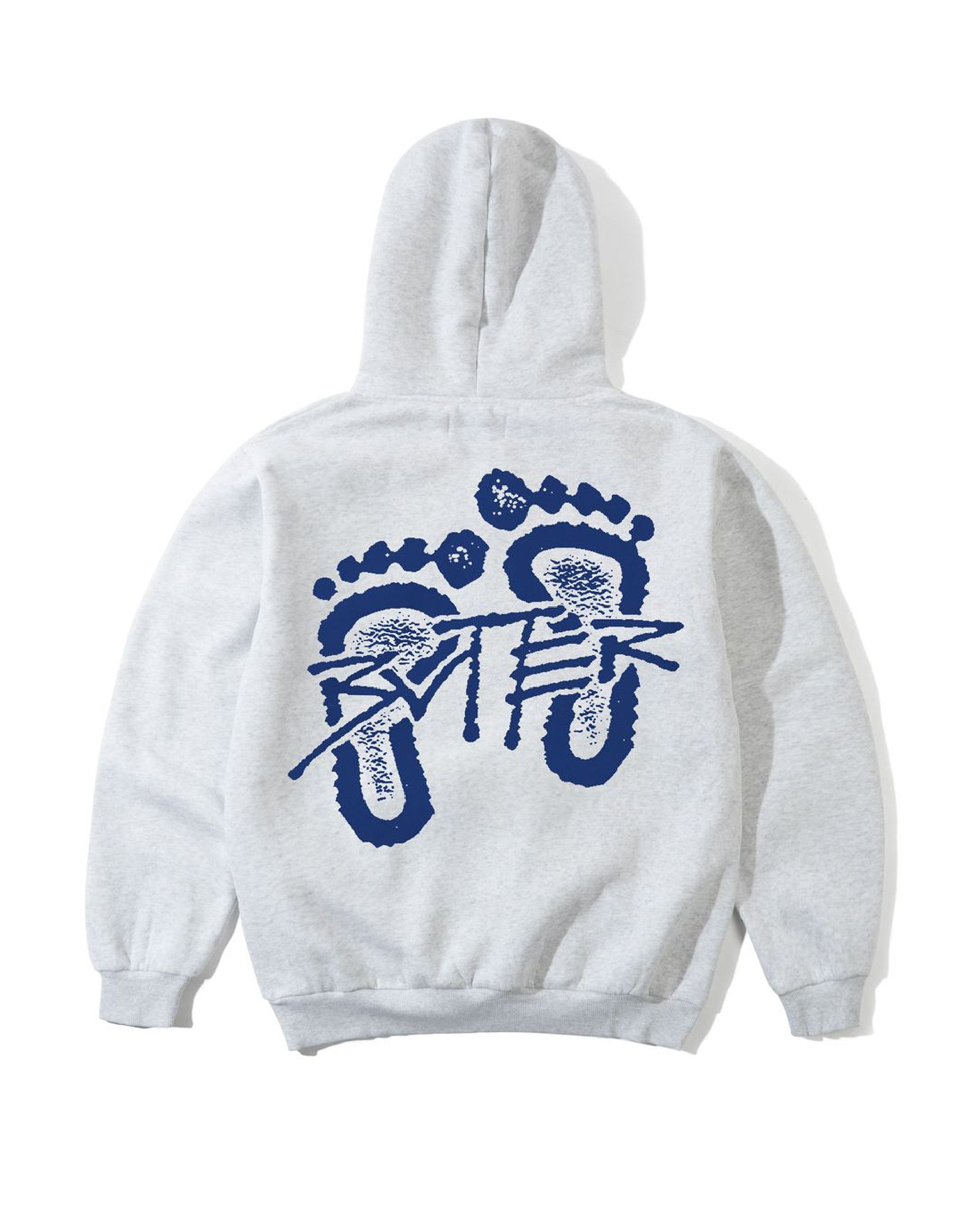 Butter Goods Footprints Pullover Hoodie - Ash