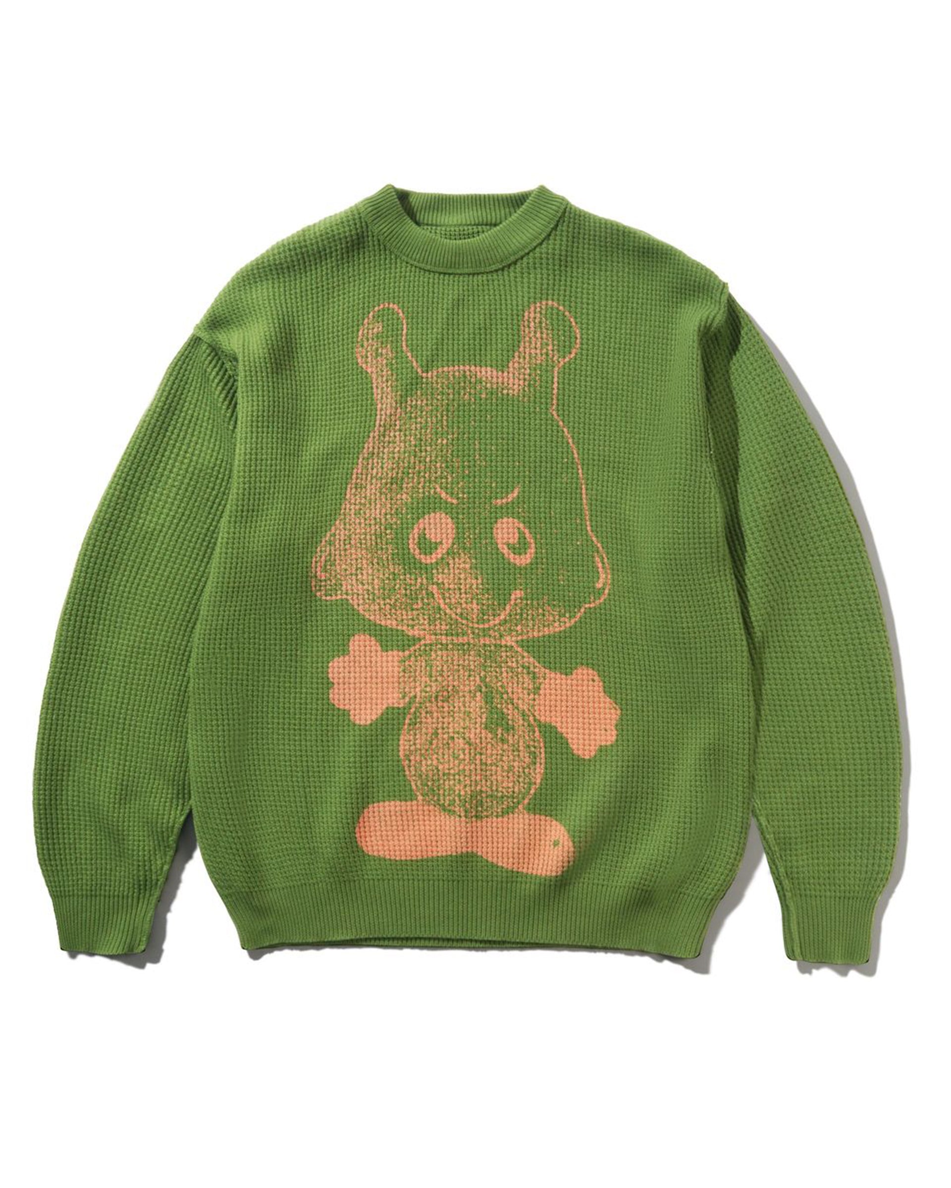 Butter Goods Newcomer Reversible Knit Sweater - Grass