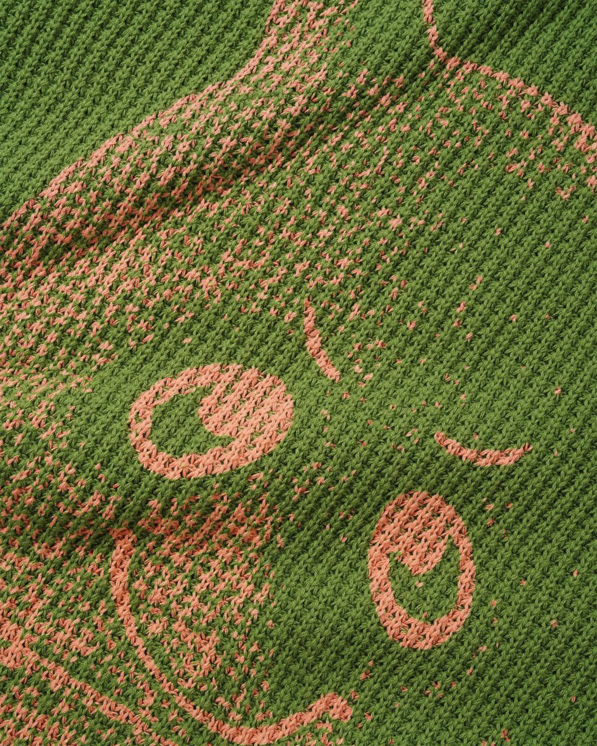 Butter Goods Newcomer Reversible Knit Sweater - Grass