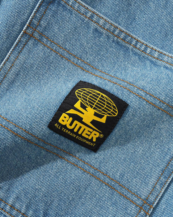 Butter Goods Patch Pocket Denim Jeans - Faded Blue