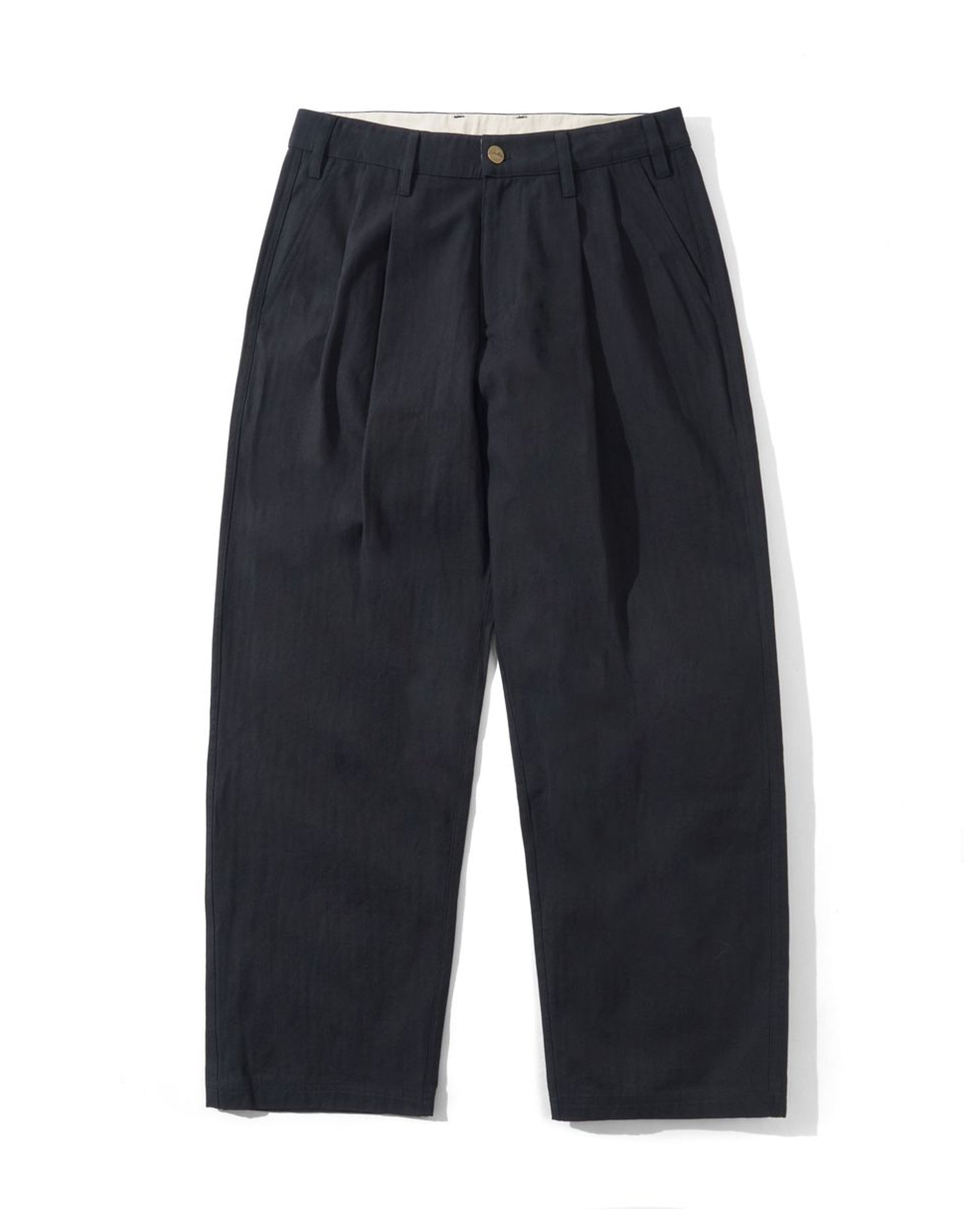 Butter Goods Pleated Trousers - Black