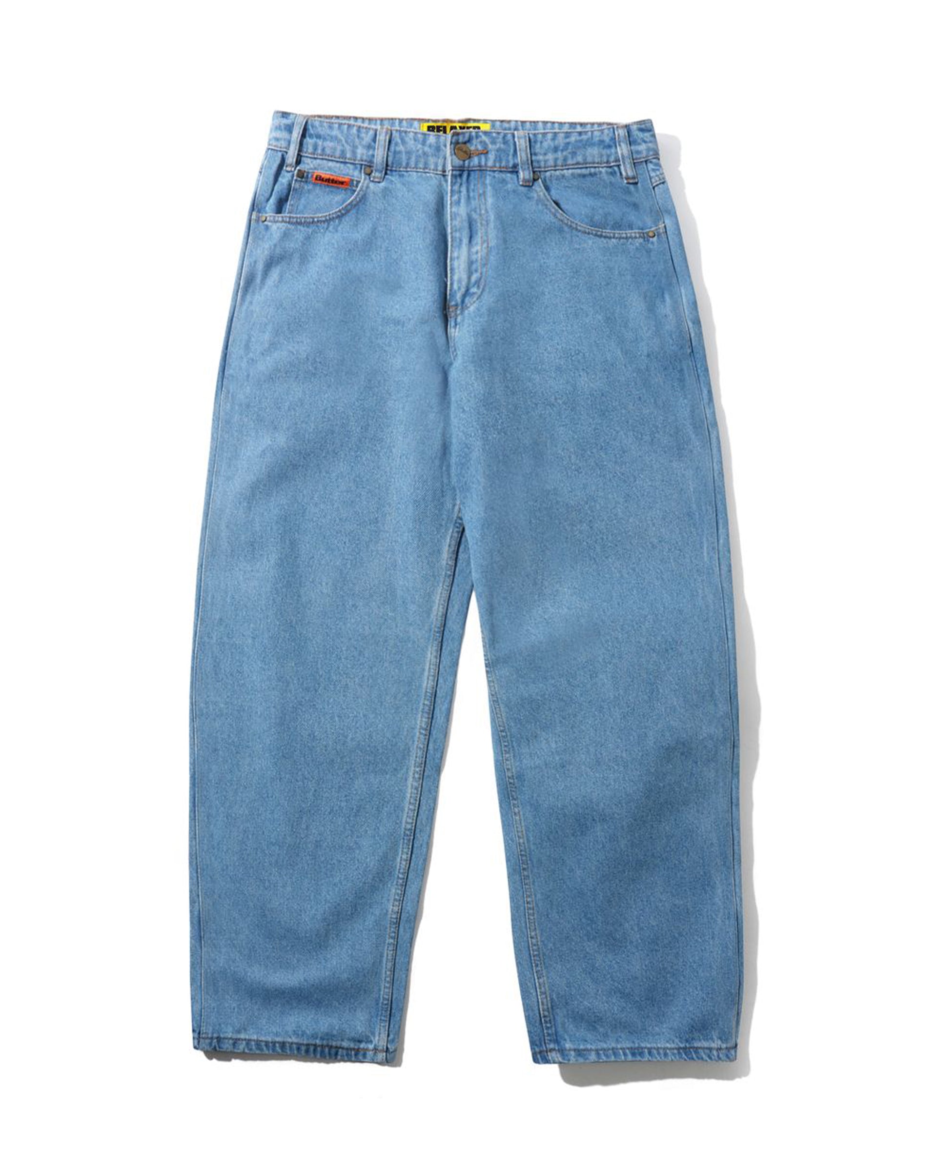 Butter Goods Relaxed Denim Jeans - Washed Indigo