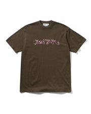Butter Goods Scrawling Short Sleeve T-Shirt - Chestnut