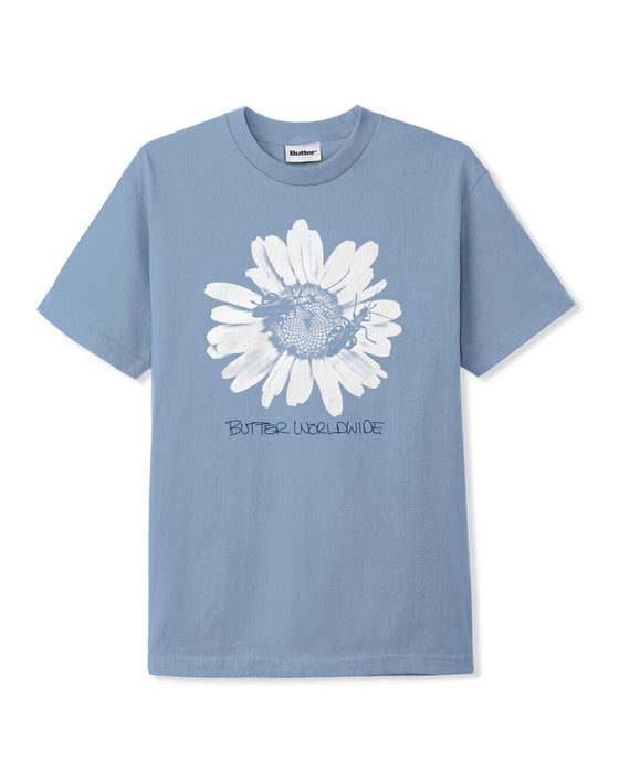 Butter Goods Sunflower Short Sleeve T-Shirt - Lake Blue