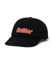 Butter Goods Transit 6 Panel Cap - Black