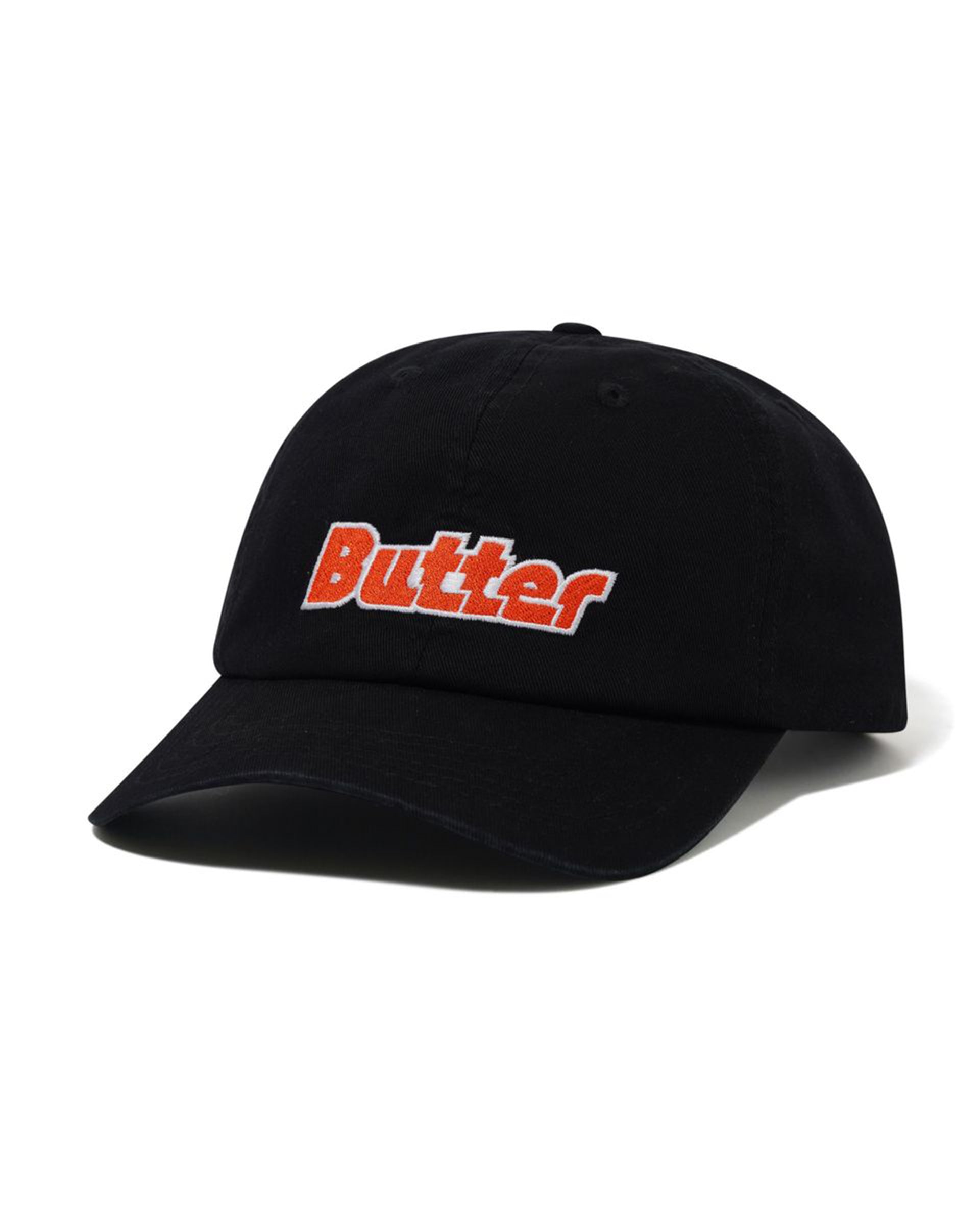 Butter Goods Transit 6 Panel Cap - Black