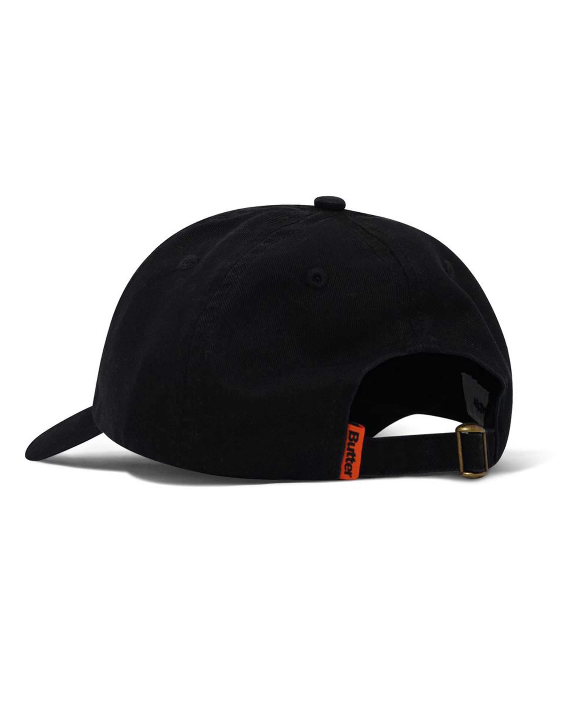Butter Goods Transit 6 Panel Cap - Black