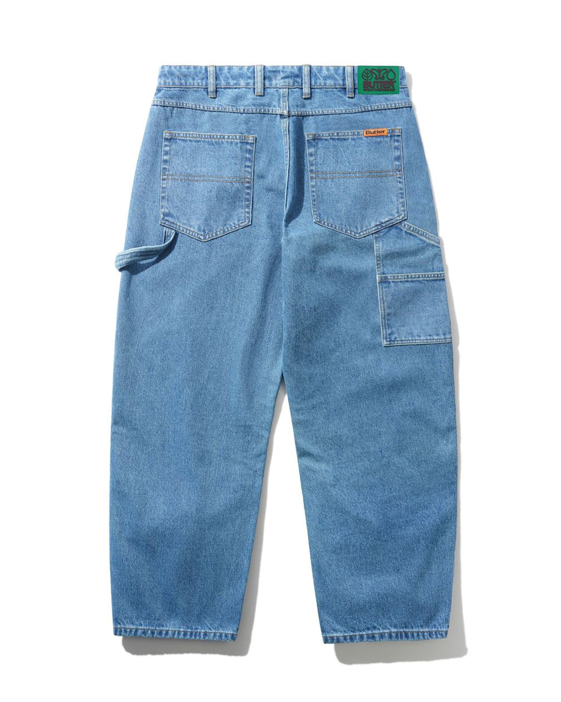 Butter Goods Weathergear Denim Jeans - Distressed Indigo 